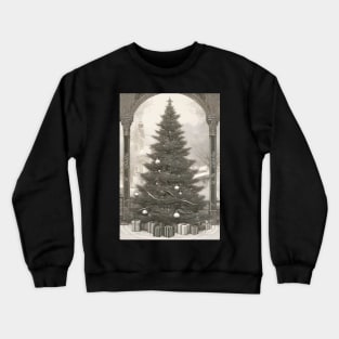 vintage christmas tree Crewneck Sweatshirt